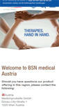 Mobile Screenshot of bsnmedical.at