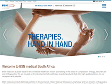Tablet Screenshot of bsnmedical.co.za