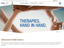 Tablet Screenshot of bsnmedical.dk