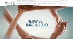 Desktop Screenshot of bsnmedical.com