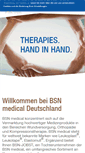 Mobile Screenshot of bsnmedical.de